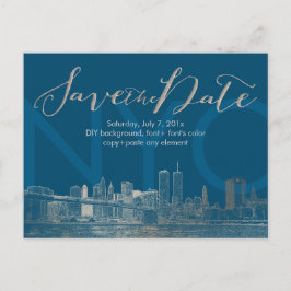 Pix Dezines/Rett Datum/Imitate Silver/NYC Twin Tow Ankündigungspostkarte