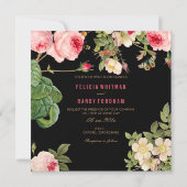 Pix Dezines Rose Garten Einladung (Rückseite)