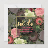 Pix Dezines Rose Garten Einladung (Vorderseite)