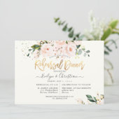 Pix Dezines Rose Wasserfarben Pinselstrich Probe A Einladung (Stehend Vorderseite)