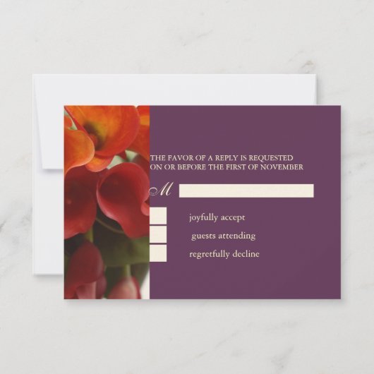 Pix Dezines RSVP Karte (Rückseite)