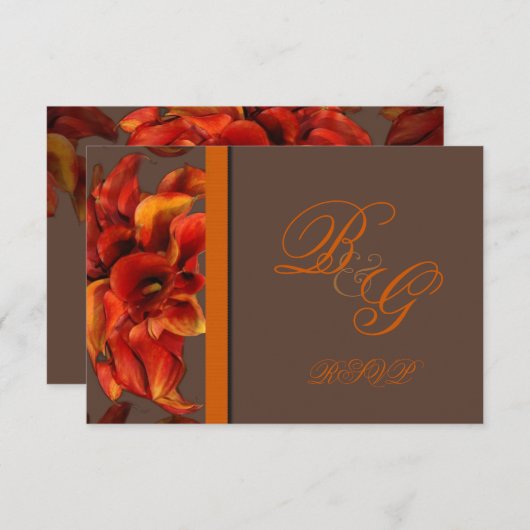 Pix Dezines RSVP Karte (Vorne/Hinten)