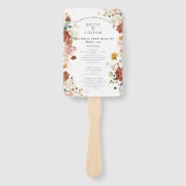 Pix Dezines Rustikales Wasserfarbenfall Garten Blu Fächer (Vorderseite)