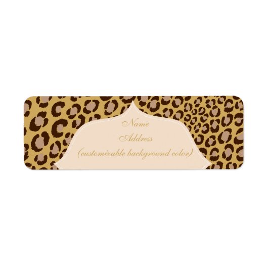 Pix Dezines Safari, braun + braun, Leopard (Vorne)