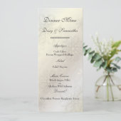 Pix Dezines Schneeflocken auf Eis, Menü Menükarte (Stehend Vorderseite)