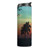 Pix Dezines Sonnenuntergang am Mauna Kea Beach Thermosbecher (Nach links gedreht)