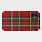 Pix Dezines-Stewart-Tartan Case-Mate iPhone Hülle (Rückseite (Horizontal))