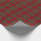 Pix Dezines-Stewart-Tartan Geschenkpapier (Ecke)
