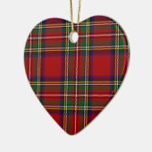 Pix Dezines-Stewart-Tartan Keramik Ornament (Links)