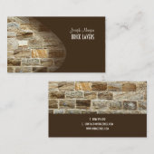 Pix Dezines Stonemasons, Steinarbeiter Visitenkarte (Vorne/Hinten)