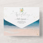 Pix Dezines Tropical Paradise Beach Event All In One Einladung (Rückseite)