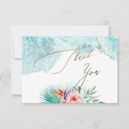 Pix Dezines Tropical Paradise Beach Vielen Dank Einladung