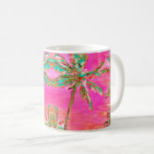 Pix Dezines Vintag Hawaiian Beach Kaffeetasse (VorderseiteRechts)