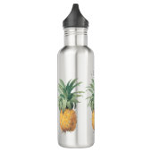 Pix Dezines Vintage Ananas Abbildung Trinkflasche (Links)