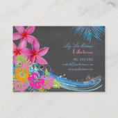 Pix Dezines Vintage Hula-Wellen Visitenkarte (Rückseite)