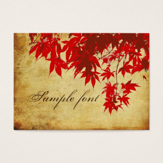 Pix Dezines Vintager japanischer Ahorn, Fall (Vorderseite)