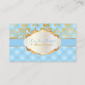 Pix Dezines Vintager Lys-Damast Visitenkarte (Vorderseite)