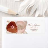 Pix Dezines Watercolor Blush Terra Cotta Abstrakt  (Insitu)