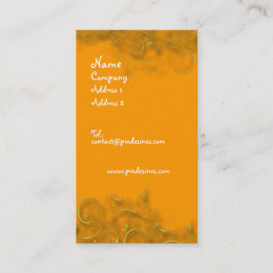 Pix Dezines Zierwaren, Wirbel, Imitat, Gold Visitenkarte