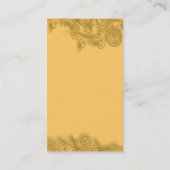 Pix Dezines Zierwaren, Wirbel, Imitat, Gold Visitenkarte (Rückseite)