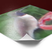 Pix-elated Humming Bird Pic Fotodruck (Ecke)