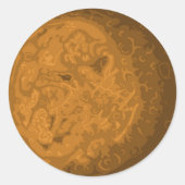 Pix-SOL Quecksilberaufkleber Runder Aufkleber (Vorderseite)