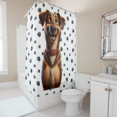 Pixar Inspiriert Lächelnder Pupenduschvorhang Duschvorhang (Beispiel)