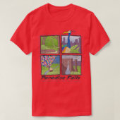 Pixar up Paradise Falls Summer Camp Plätze T-Shirt (Design vorne)