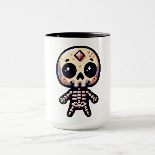 Pixart Skeleton Tasse (Zentrum)