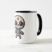 Pixart Skeleton Tasse (VorderseiteRechts)