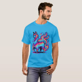 pixated Llama Blaze T-Shirt (Vorne ganz)