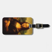 Pixated Mona Lisa Gepäckanhänger (Vorderseite horizontal)
