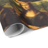 Pixated Mona Lisa Geschenkpapier (Rolleneckpunkt)