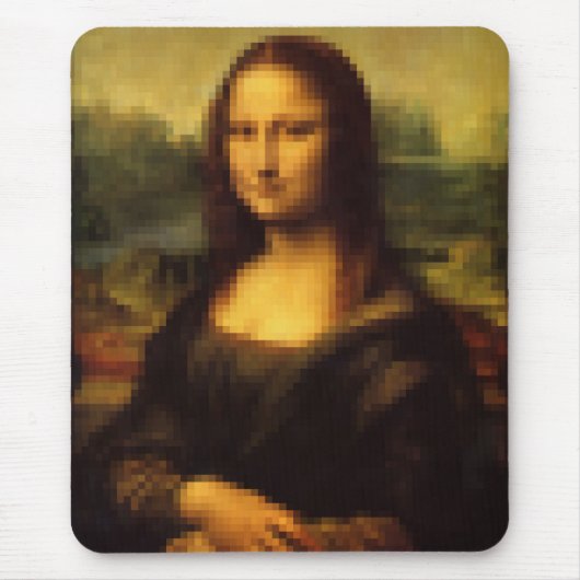 Pixated Mona Lisa Mousepad (Vorne)