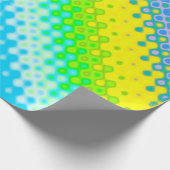 pixated Mountain Blue Geschenkpapier (Ecke)