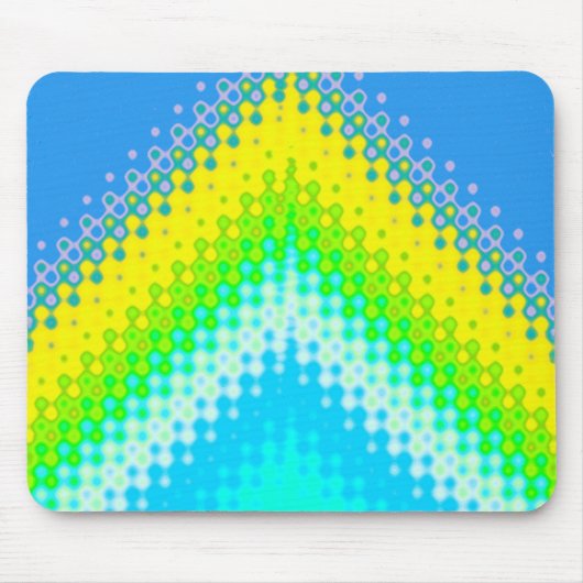 pixated Mountain Blue Mousepad (Vorne)