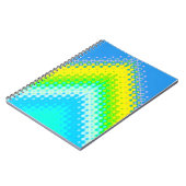 pixated Mountain Blue Notizblock (Linke Seite)