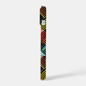 pixated Patchwork iPhone 15 Hülle (Linke Seite)