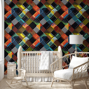 pixated Patchwork Tapete