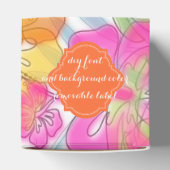 PixDezalegre/DIY Hintergrundfarbe Geschenkschachtel (Oben)