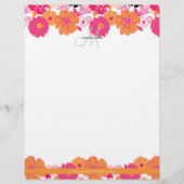 PixDezine Aloha + Monogramm Briefbogen (Vorderseite)