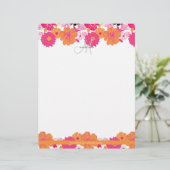 PixDezine Aloha + Monogramm Briefbogen (Stehend Vorderseite)