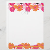 PixDezine Aloha + Monogramm Briefbogen (Vorne/Hinten)