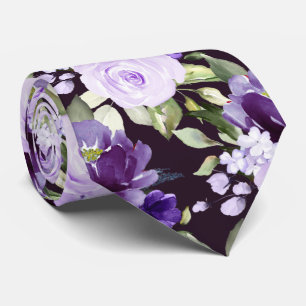 PixDezine H2 Blume Violet Lilac Lila Rose Krawatte