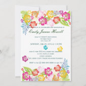 PixDezine Hawaiian Hibisken, 2011 Abschluss Einladung (Rückseite)