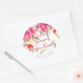 PixDezine May-Blume Wasserfarbe/DIY-Ereignis Runder Aufkleber (Umschlag)