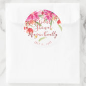 PixDezine May-Blume Wasserfarbe/DIY-Ereignis Runder Aufkleber (Tasche)