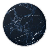 PIXDEZINE MIDNIGHT BLAUE MARBLE KERAMIKKNAUF (Vorderseite)