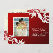 PixDezine Pearl Damask Vielen Dank Postkarten (Vorne/Hinten)