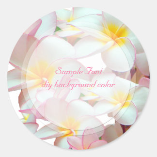 PixDezine pinkfarbene Klempnerei/Farbton Runder Aufkleber